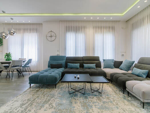 עיצוב החלל סלון הבית